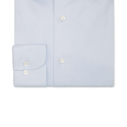 Light Blue Twill Classic Collar Shirt