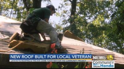 Local vet gets brand new roof