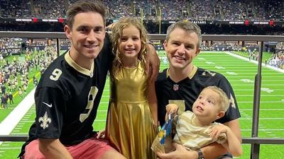 Dr. Jake Kleinmahon and his husband and two children