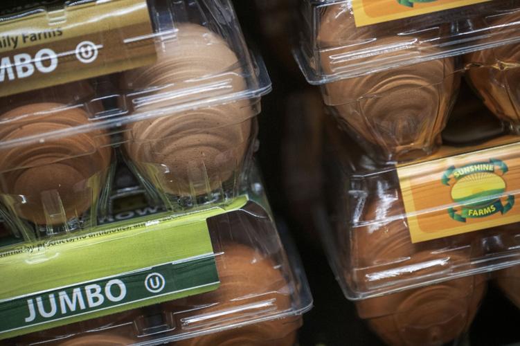 Pricier eggs, pricier ham — but inflation at the grocery store is mostly easing