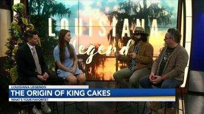 Louisiana Legends Mardi Gras and King Cake